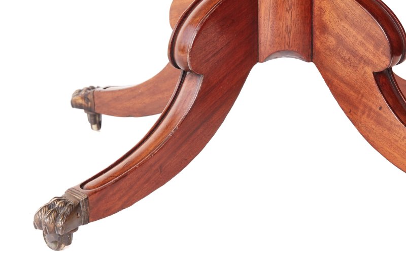 Antique Quality Regency Mahogany Tilt-Top Centre / Dining Table - Image 3